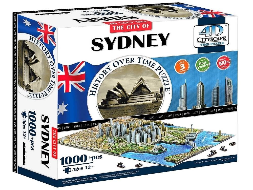 4D CITYSCAPE: SYDNEY 1200pc (4) - 4D Puzzle