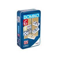 DOMINOS COLOUR 6 IN TIN