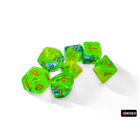 7 DIE SET: GEMINI PLASMA GREEN-TEAL/ORANGE