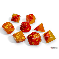 7 DIE SET: GEMINI GELLOW-RED/YELLOW