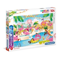 BRILLIANT FLAMINGOS PARTY (104PCS)