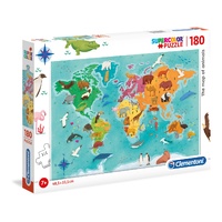 THE MAP OF ANIMALS (SUPERCOLOR) 180PCS 7+