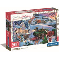 CHRISTMAS TRAIN 500pc (COMPACT)