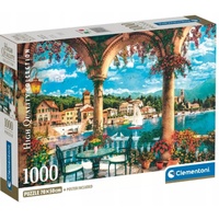 BALCONY VIEW OF LAKE COMO 1000pc