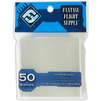 CARD SLEEVES: SQUARE BLUE (50/D10)