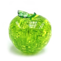 3D GREEN APPLE CRYSTAL PUZZLE (24/48)