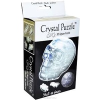 3D CLEAR SKULL CRYSTAL PUZZLE (6/48)