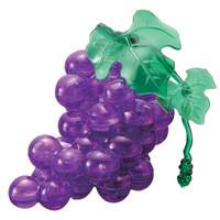 3D PURPLE GRAPES CRYSTAL PUZZLE