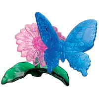 3D BLUE BUTTERFLY CRYSTAL PUZZLE (6/48)