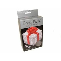 3D RED RIBBON GIFT CRYSTAL PUZZLE (6/48)