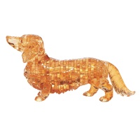 3D DACHSHUND CRYSTAL PUZZLE (6/48)