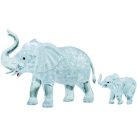 2x ELEPHANTS CRYSTAL PUZZLE (6/48)