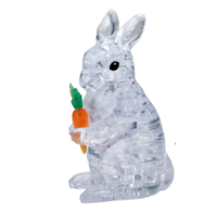 CLEAR RABBIT CRYSTAL PUZZLE (6/48)