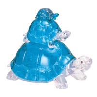 3D TURTLES (BLUE) CRYSTAL PUZZLE
