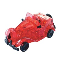 3D RED CLASSIC CAR CRYSTAL PUZZLE (6/48)