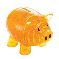 3D GOLDEN PIGGY BANK CRYSTAL PUZZ (6/24)