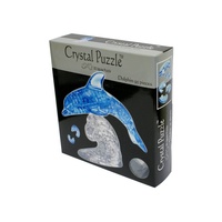 3D BLUE DOLPHIN CRYSTAL PUZZLE (6/24)