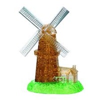 3D WINDMILL LARGE CRYSTAL PUZZLE (6/24)