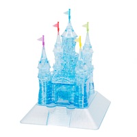 3D GRAND CASTLE BLUE CRYSTAL PUZZLE