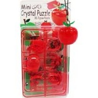 3D MINI RED APPLE CRYSTAL PUZZLE
