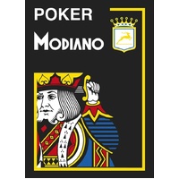 POKER 100% PLASTIC 4 INDEX JUMBO (BLACK)