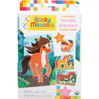 STICKY MOSAICS TRAVEL PACK - HORSES (6)