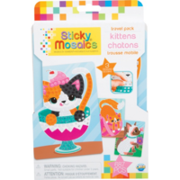 STICKY MOSAICS TRAVEL PACK - KITTENS (6)