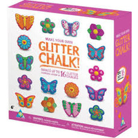 MAKE YOUR OWN GLITTER CHALK (6) 6+