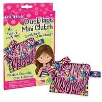 STICK 'N STYLE DUCT TAPE MINI CLUTCH (6)