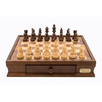 DAL ROSSI 40cm CHESS BOX W/85mm CHESS PCS