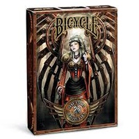 BICYCLE POKER ANNE STOKES STEAMPUNK
