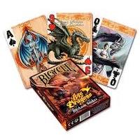 BICYCLE POKER ANNE STOKES DRAGONS