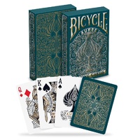 BICYCLE POKER AUREO TEAL