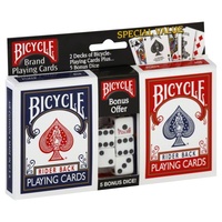 BICYCLE POKER 2 DECK SET