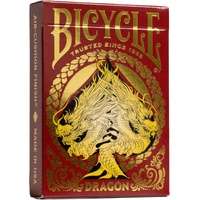 BICYCLE DRAGON RED POKER