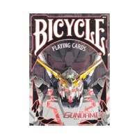 BICYCLE MOBILE SUIT GUNDAM UC BLACK POKER