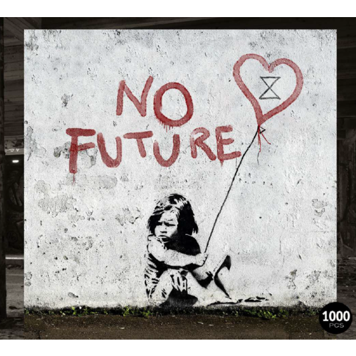 BANKSY JIGSAW PUZZLE - NO FUTURE (1000PC)