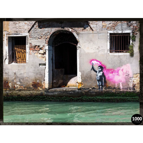 BANKSY JIGSAW PUZZLE - MIGRANT CHILD (1000PC)