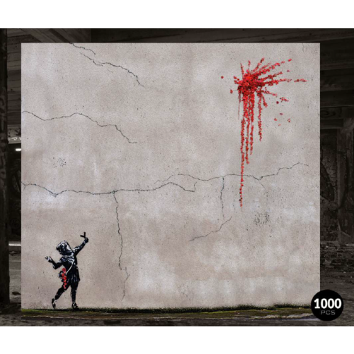 BANKSY JIGSAW PUZZLE - VALENTINE'S DAY (1000PC)