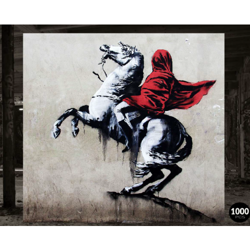 BANKSY JIGSAW PUZZLE - LIBERTE, EGALITE, CABLE TV