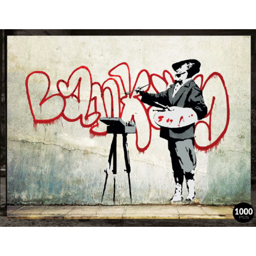 BANKSY JIGSAW PUZZLE - GRAFFITI PAINTER/VELASQUEZ