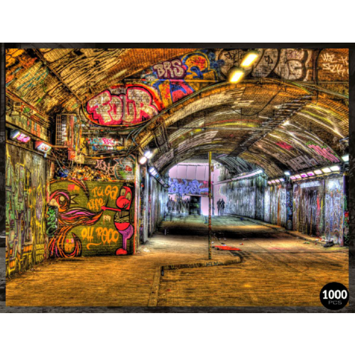 BANKSY JIGSAW PUZZLE - BANKSY TUNNEL (1000PC)