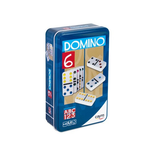 DOMINOS COLOUR 6 IN TIN