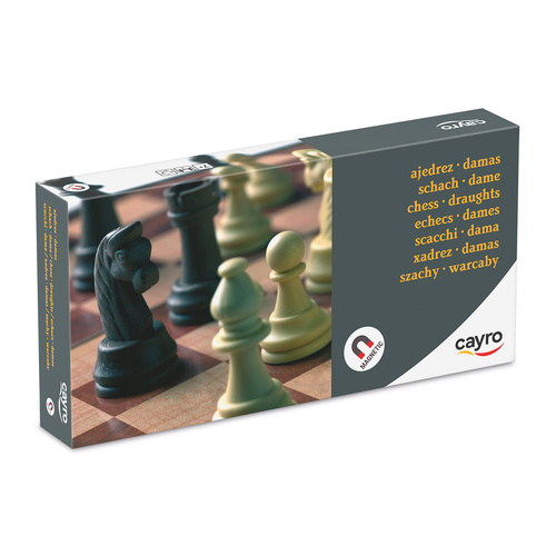 MAGNETIC CHESS-CHECKERS