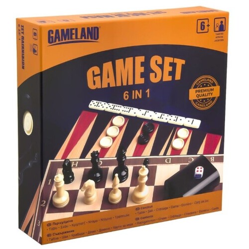 GAME SET 6 IN 1 (GAMELAND)