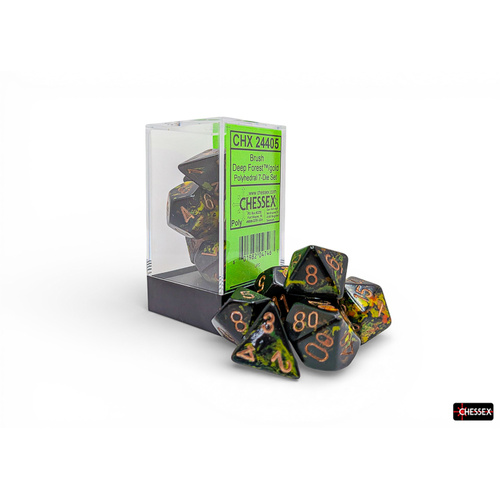 7 DIE SET: BRUSH DEEP FOREST/GOLD