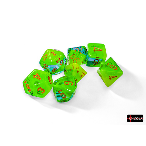 7 DIE SET: GEMINI PLASMA GREEN-TEAL/ORANGE