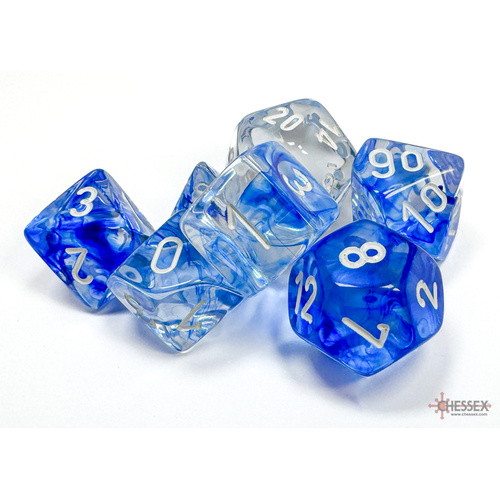 7 DIE SET: NEBULA DARK BLUE/WHITE