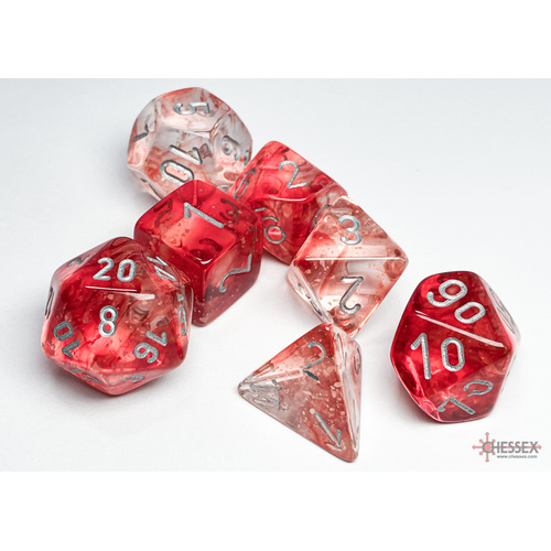 7 DIE SET: NEBULA RED/SILVER