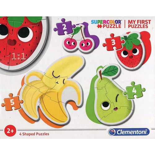 2-3-4-5 MY FIRST PUZZLES FRUITS 2+